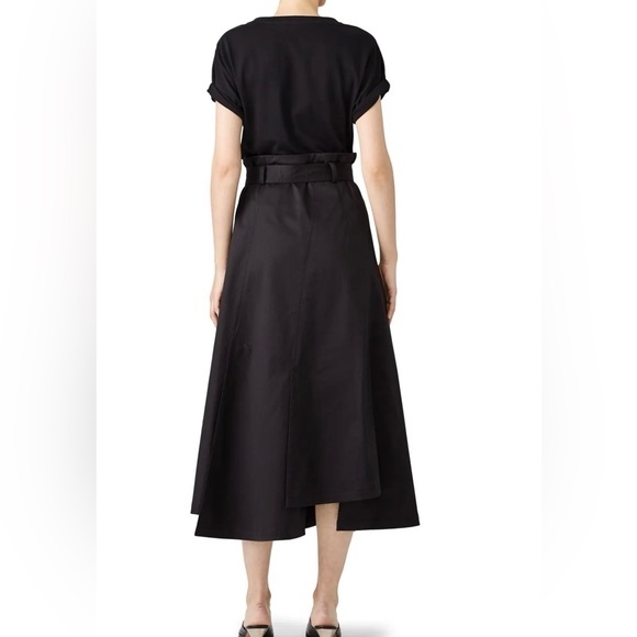 As new 3.1 Phillip Lim black t-shirt dress asymmetric skirt, 0 runs large 2 4 6 - Picture 2 of 9